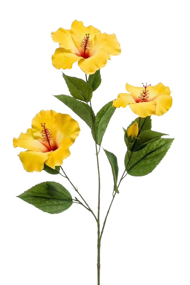 Knstlicher Hibiskus Zweig - Mara | 82 cm | kaufen aplanta