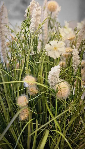 Künstliche Wiesenblumen - Alba | 40 cm