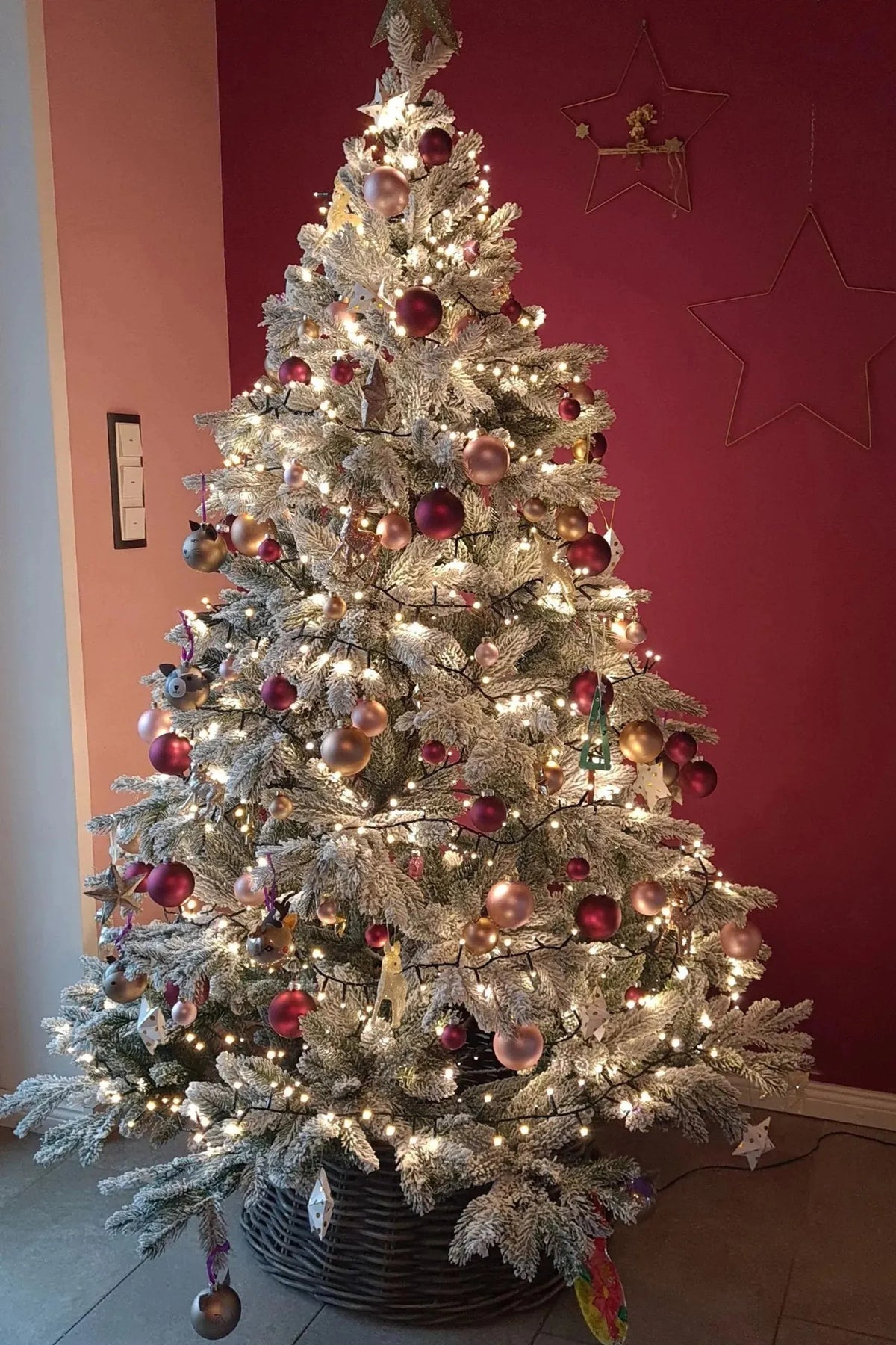 tannenbaum künstlich schnee Künstlicher Weihnachtsbaum mit Schnee - Elsa