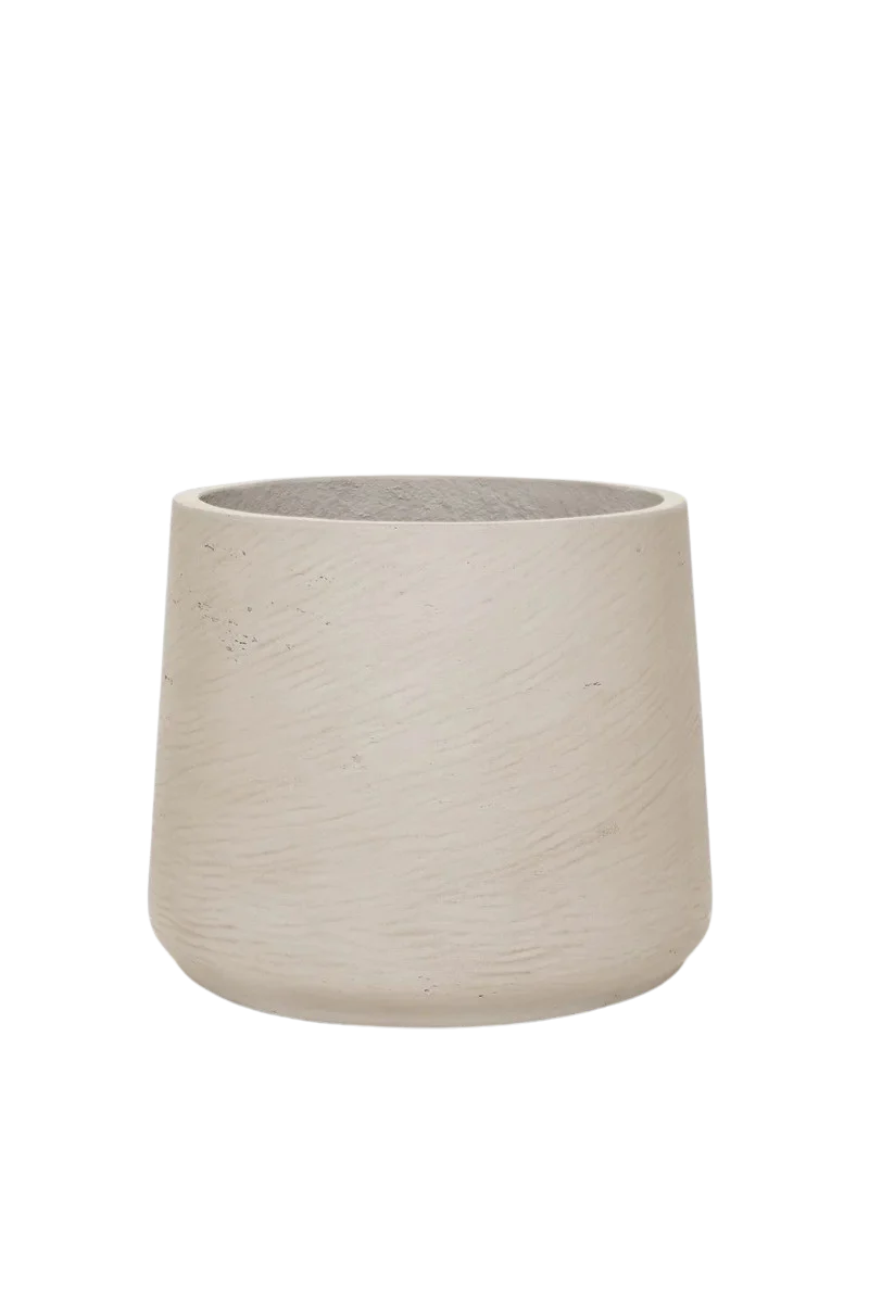Blumentopf - Talco, 41x38cm, Pflanzkübel von aplanta, in Beige