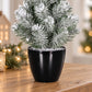 Künstlicher Tannenbaum mit Schnee – Simeon | 31 cm