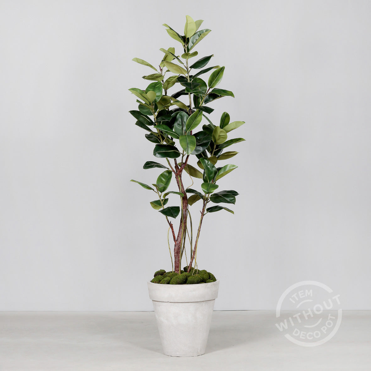 Künstlicher Gummibaum Für Innenbereich – Große Kunstpflanze, Lebensecht, Pflegeleicht, Für Home Decor