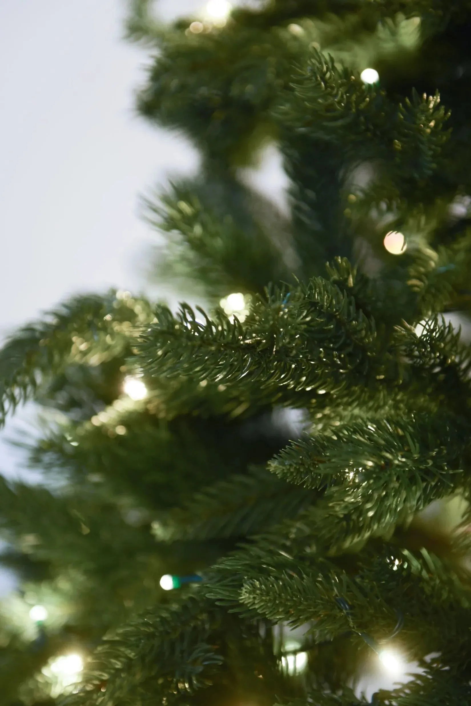 Künstlicher Weihnachtsbaum - David | 120 cm, mit LED-Leuchten