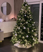 Künstlicher Weihnachtsbaum - David | 210 cm, mit LED-Leuchten