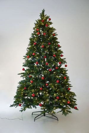 Künstlicher Weihnachtsbaum - David | 270 cm, mit LED-Leuchten