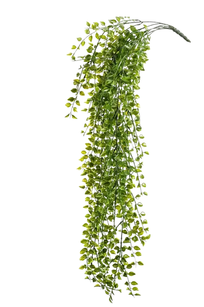 Künstlicher Hänge Kletterficus - Keno, 80 cm, Kunstbaum von aplanta, UV-beständig, Steckpflanze, in Natur, für draußen