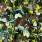 Künstliche Prunus Hecke - Nisa, 135 cm, Kunstpflanze von aplanta, UV-beständig, in Natur, für draußen