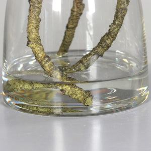 Künstliches Magnolien Arrangement - Zijada | 50 cm | in Glasvase - Kunstpflanzen von aplanta