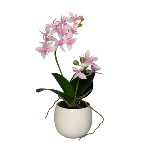 Künstliche Orchidee - Güney | 33 cm | im Keramiktopf