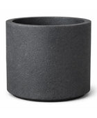 Pflanzkübel LUZERN Granit Schwarz | 29x25 cm