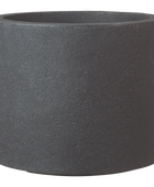 Pflanzkübel LUZERN Granit Schwarz | 29x24,5 cm