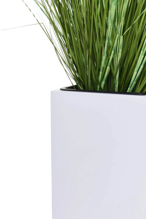 Pflanzkübel - Enisa | 24x24x65 cm, Weiß
