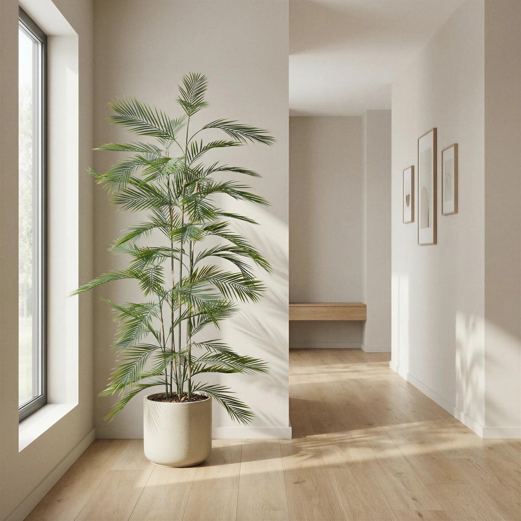 Künstliche Bergpalme - Nolte, 180 cm, Kunstbaum von aplanta, in Grün, für drinnen