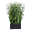 Künstliches Gras - Eleonore, 56 cm, Kunstpflanze von aplanta, in Grün, für drinnen