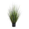 Künstliches Gras - Selwyn, 90 cm, Kunstpflanze von aplanta, in Grün, für drinnen