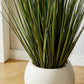 Künstliches Gras - Selwyn, 90 cm, Kunstpflanze von aplanta, in Grün, für drinnen