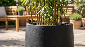Pflanztopf Kiesel schwarz | 34X29