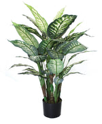 Künstliche Dieffenbachia - Calienne, 70 cm, Kunstpflanze von aplanta, in Natur, für drinnen