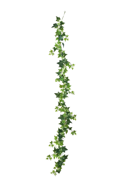 Künstliche Efeu Girlande - Anne, 180 cm, Kunstpflanze von aplanta, Steckpflanze, in Natur, für drinnen