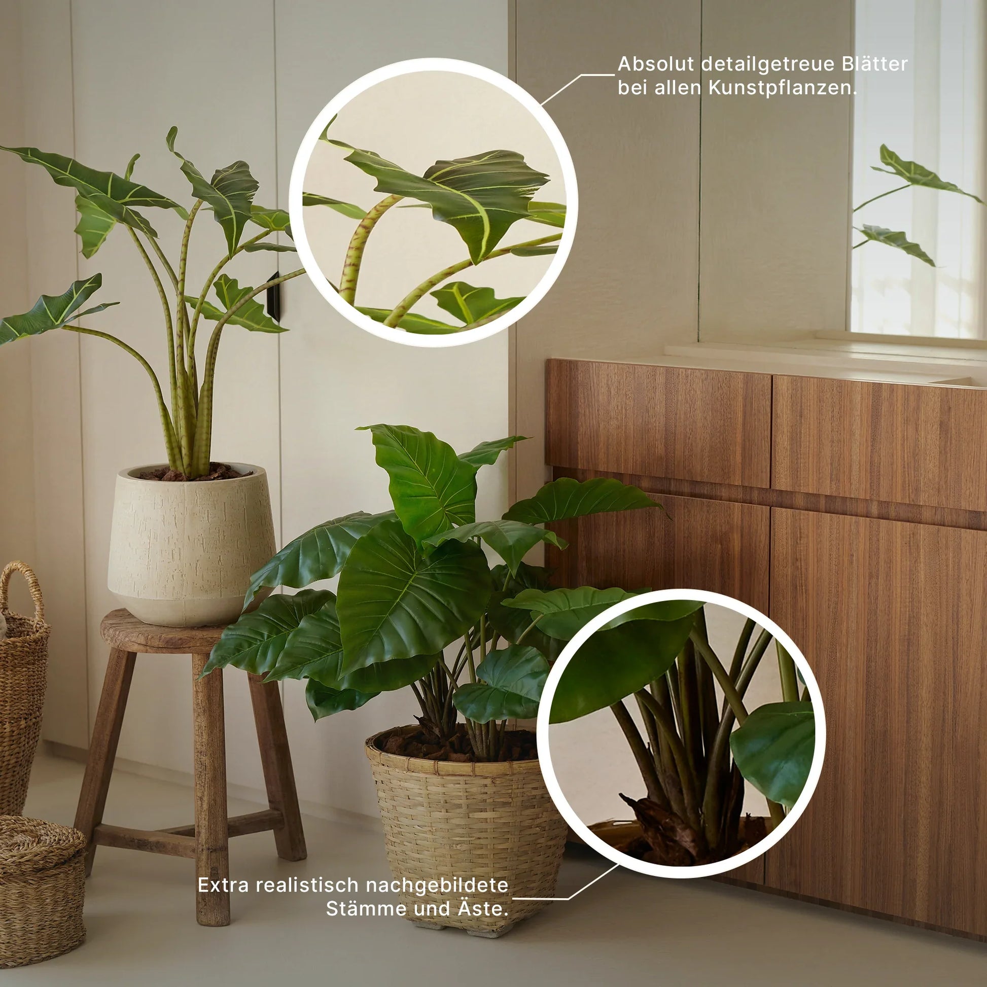 Künstliche Poinsettia - Cady | 32 cm, im Topf