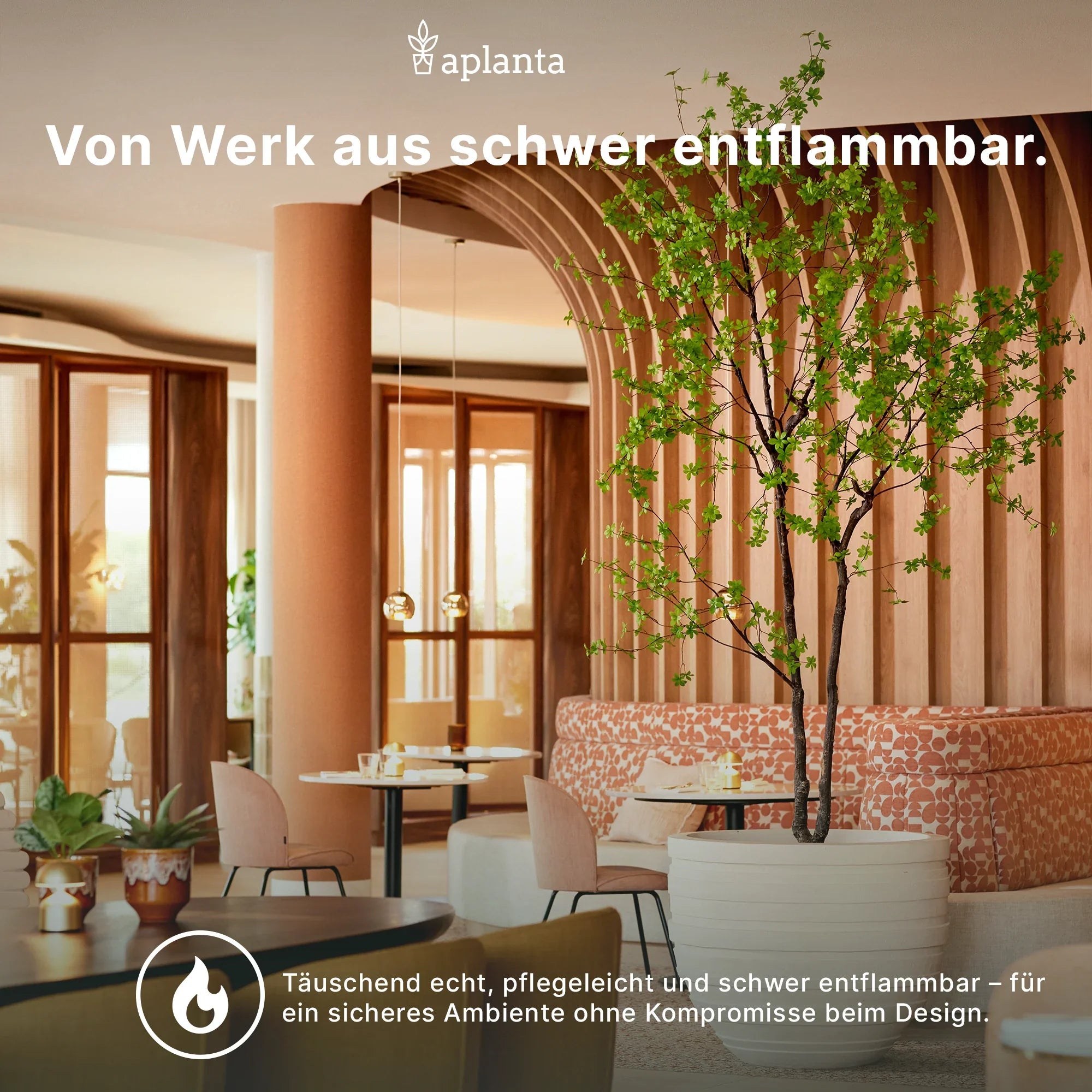 Künstlicher Lorbeerbaum 93 Cm – Kunstpflanze Im Topf Für Drinnen & Draußen, Bauernhaus-Deko