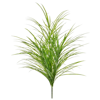 Künstliches Gras - Bernd, 80 cm, Kunstpflanze von aplanta, feuerhemmend, B1-zertifiziert, Steckpflanze, in Grün, für drinnen