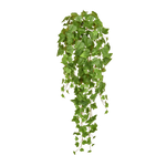 Künstlicher Hänge-Efeu - Meike, 86 cm, Kunstpflanze von aplanta, feuerhemmend, B1-zertifiziert, Steckpflanze, in Grün
