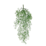 Künstlicher Hänge-Farn - Augustin, 75 cm, Kunstpflanze von aplanta, feuerhemmend, B1-zertifiziert, Steckpflanze, in Grün