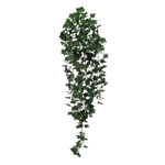 Künstlicher Efeu - Norbert, 85 cm, Kunstpflanze von aplanta, UV-beständig, feuerhemmend, B1-zertifiziert, Steckpflanze