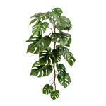 Künstliche Monstera Girlande - Sita, 125 cm, Kunstpflanze von aplanta, feuerhemmend, in Grün, für drinnen