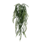 Künstlicher Hänge-Wurmfarn - Elanie, 86 cm, Kunstpflanze von aplanta, Steckpflanze, in Natur, für drinnen