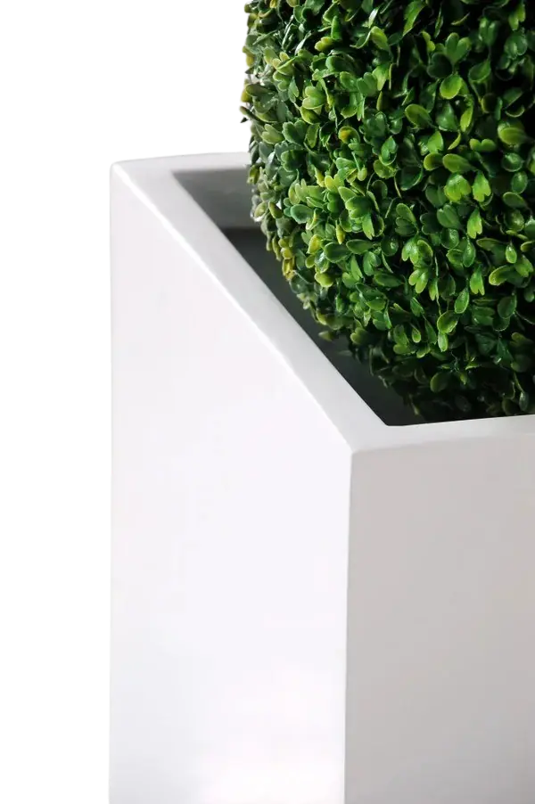 Pflanzkübel - Leyla | 30x30x30 cm, Weiß