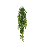 Künstlicher Hänge-Ficus - Elia, 93 cm, Kunstpflanze von aplanta, feuerhemmend, in Grün, für drinnen