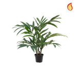Künstliche Palour Palme - Perlok, 45 cm, Kunstpflanze von aplanta, feuerhemmend, in Grün, für drinnen
