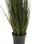 Künstliches Gras - Hanno | 65 cm auf transparentem Hintergrund, als Ausschnitt fotografiert, damit die Details der Kunstpflanze bzw. des Kunstbaums noch deutlicher zu erkennen sind.
