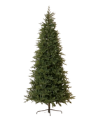 Künstlicher Weihnachtsbaum - Noel auf transparentem Hintergrund mit echt wirkenden Kunstblättern in natürlicher Anordnung. Künstlicher Weihnachtsbaum - Noel hat die Farbe Natur und ist 270 cm hoch. | aplanta Kunstpflanzen