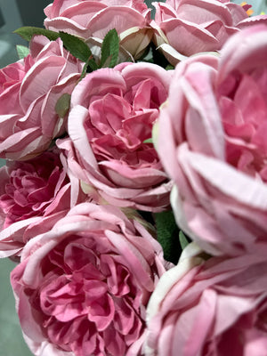 Rosenstrauß mit 10 Blütenköpfen - Artemis | 45 cm