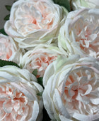 Rosenstrauß mit 10 Blütenköpfen - Artemisia | 45 cm