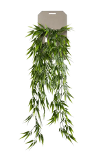 Künstlicher Hänge-Bambus - Natalie, 75 cm, Kunstpflanze von aplanta, Steckpflanze, in Natur, für drinnen